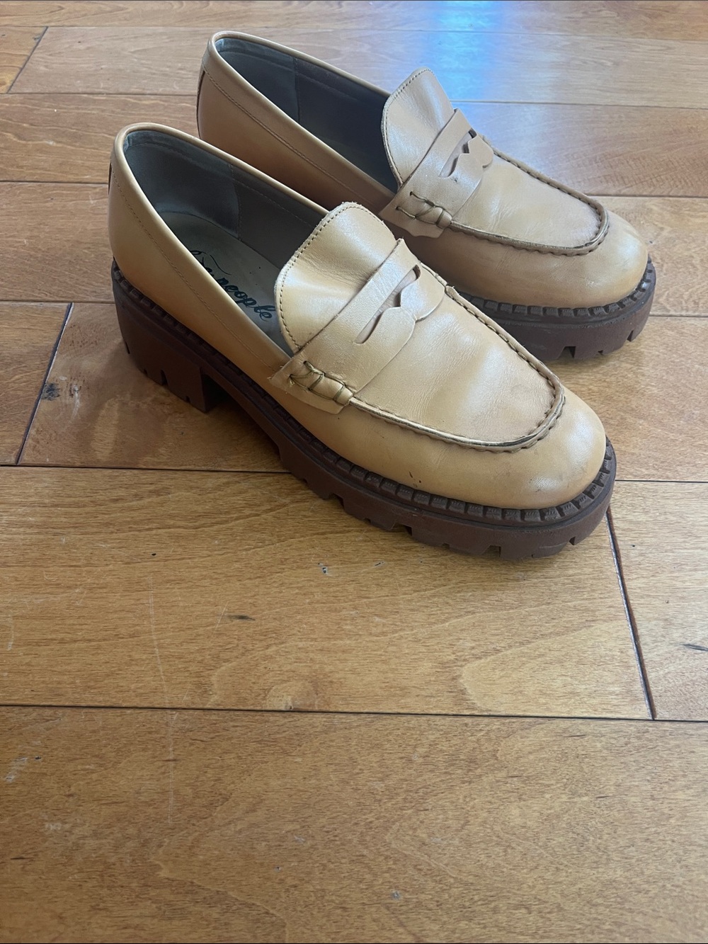 Free people lug sole oxfords
